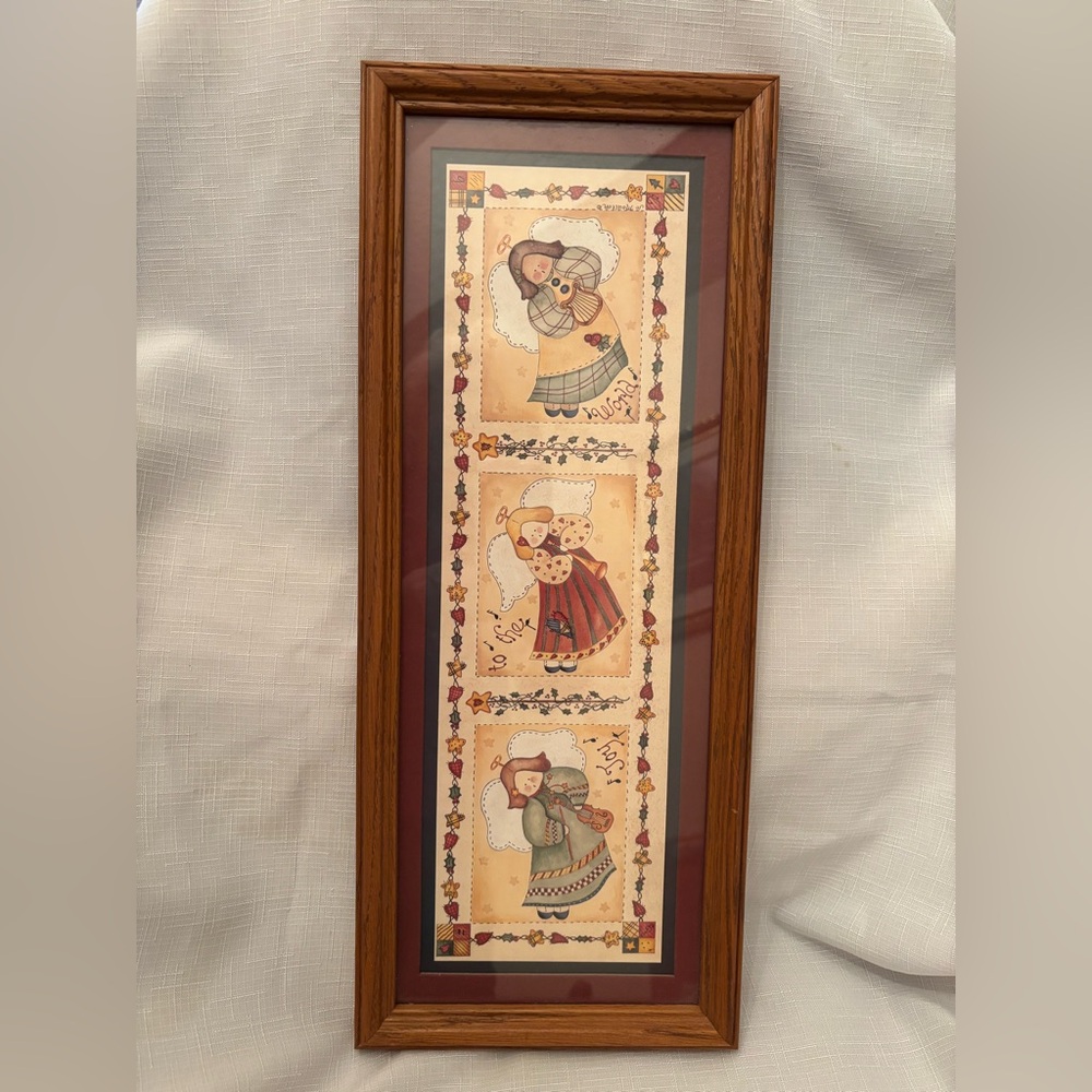 Home Interiors Multicolor Angel Picture Frame